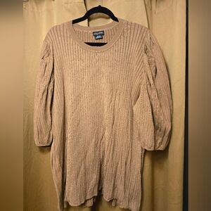 City Chic size 24w tan sweater